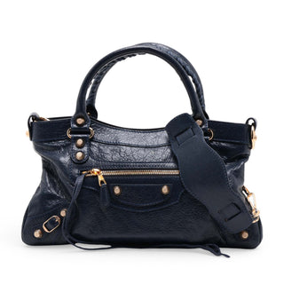 Balenciaga Lambskin Motocross Giant 21 First Satchel