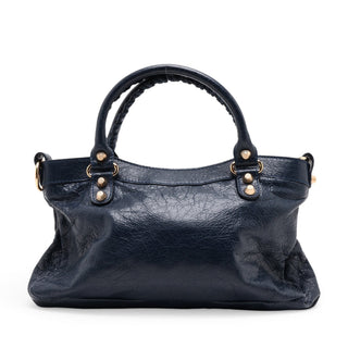 Balenciaga Lambskin Motocross Giant 21 First Satchel