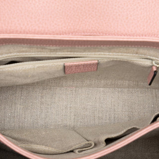Gucci Medium Dollar Calfskin Interlocking G Satchel