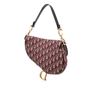 Dior Oblique Canvas Saddle Bag