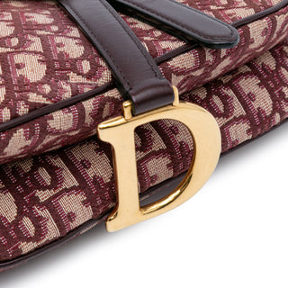 Dior Oblique Canvas Saddle Bag