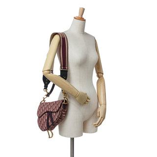 Dior Oblique Canvas Saddle Bag