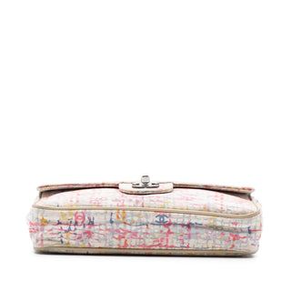 Chanel Small Printed Canvas Watercolor Clover Flap