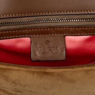 Gucci Medium GG Marmont Matelasse Velvet Shoulder Bag