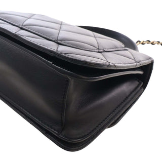 Chanel Mini Quilted Lambskin Top Handle Flap