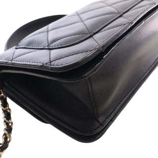 Chanel Mini Quilted Lambskin Top Handle Flap