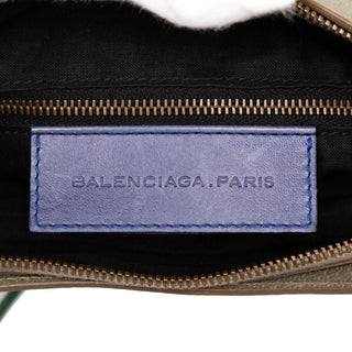 Balenciaga Multicolor Lambskin Motocross Classic First Satchel