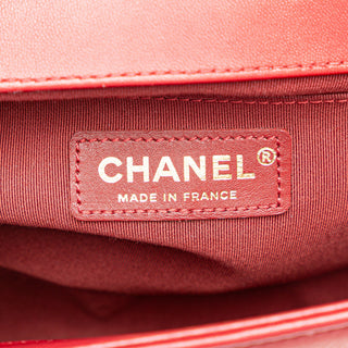 Chanel Old Medium Quilted Lambskin Boy Flap