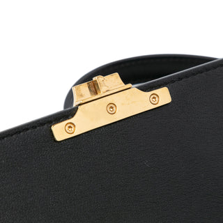 Celine Teen Shiny Calfskin Triomphe Crossbody