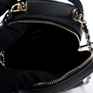 Chanel Mini CC Quilted Caviar Leather Backpack