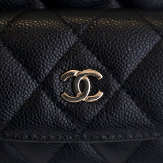 Chanel Mini CC Quilted Caviar Leather Backpack
