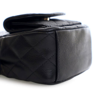 Chanel Mini CC Quilted Caviar Leather Backpack