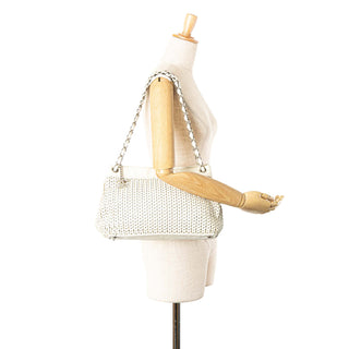 Chanel CC Woven Caviar Shoulder Bag