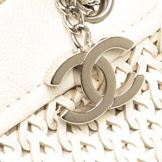 Chanel CC Woven Caviar Shoulder Bag