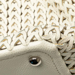 Chanel CC Woven Caviar Shoulder Bag