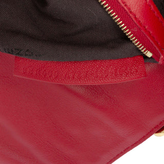 Fendi Zucca Embossed Leather Baguette Satchel
