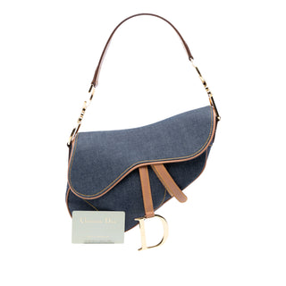 Dior Denim Saddle Bag