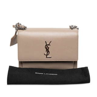 Saint Laurent Medium Calfskin Monogram Sunset Crossbody