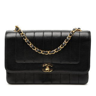 Chanel Medium Vertical Quilted Lambskin Mademoiselle Crossbody