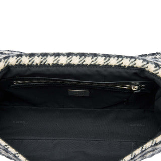 Fendi Tweed Baguette Satchel