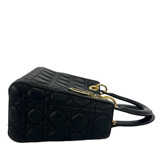 Dior Medium Lambskin Cannage Lady Dior