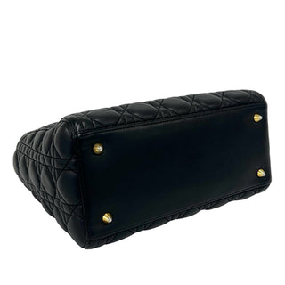Dior Medium Lambskin Cannage Lady Dior
