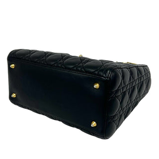 Dior Medium Lambskin Cannage Lady Dior