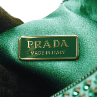Prada Mini Satin Crystal Re Edition 2000 Shoulder Bag