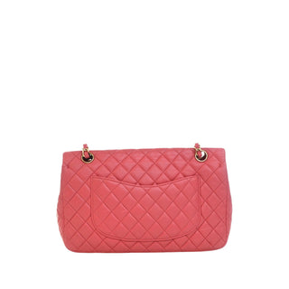 Chanel Medium Classic Lambskin Valentines Heart Charms Single Flap