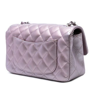 Chanel Mini Rectangular Classic Iridescent Calfskin Single Flap