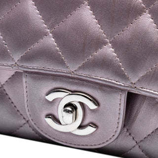 Chanel Mini Rectangular Classic Iridescent Calfskin Single Flap