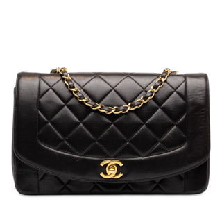 Chanel Small Quilted Lambskin Diana Single Flap