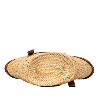 LOEWE Small Raffia Anagram Basket Tote