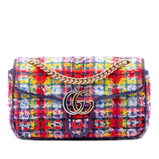 Gucci Medium GG Marmont Tweed Shoulder Bag