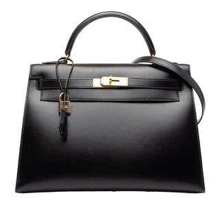 Hermès Box Calf Kelly Sellier 32