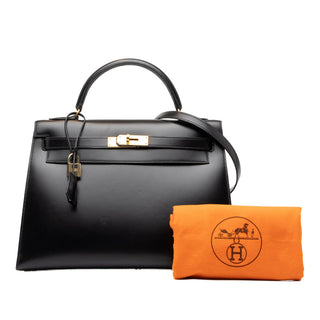 Hermès Box Calf Kelly Sellier 32
