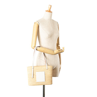 Loewe Small Raffia Square Basket Bag