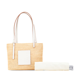 Loewe Small Raffia Square Basket Bag