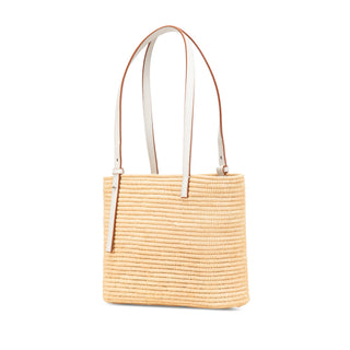 Loewe Small Raffia Square Basket Bag