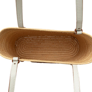 Loewe Small Raffia Square Basket Bag