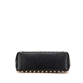 Valentino Small Pebbled Calfskin Rockstud Satchel