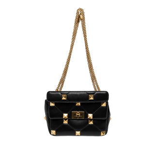 Valentino Medium Nappa Roman Stud Satchel