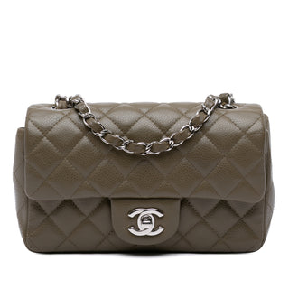 Chanel ‪Mini Rectangular Classic Caviar Single Flap