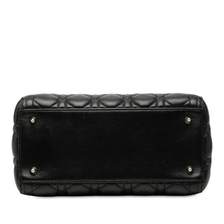 Dior Medium Lambskin Cannage Lady Dior