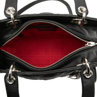 Dior Medium Lambskin Cannage Lady Dior