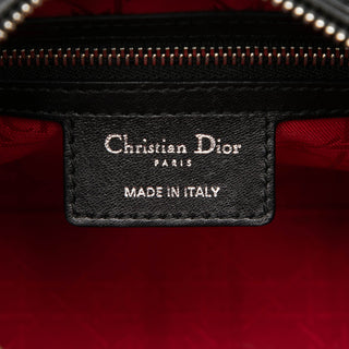 Dior Medium Lambskin Cannage Lady Dior