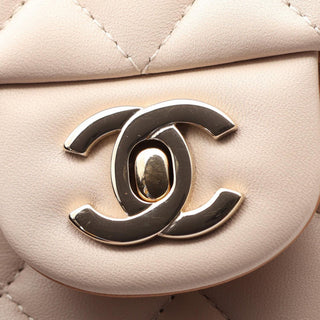 Chanel Mini Rectangular Classic Lambskin Top Handle Flap