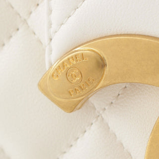 Chanel CC Quilted Lambskin Shoulder Bag