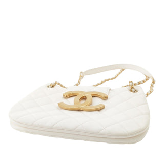 Chanel CC Quilted Lambskin Shoulder Bag