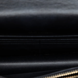 Saint Laurent Medium Suede and Calfskin Monogram Sunset Top Handle Bag